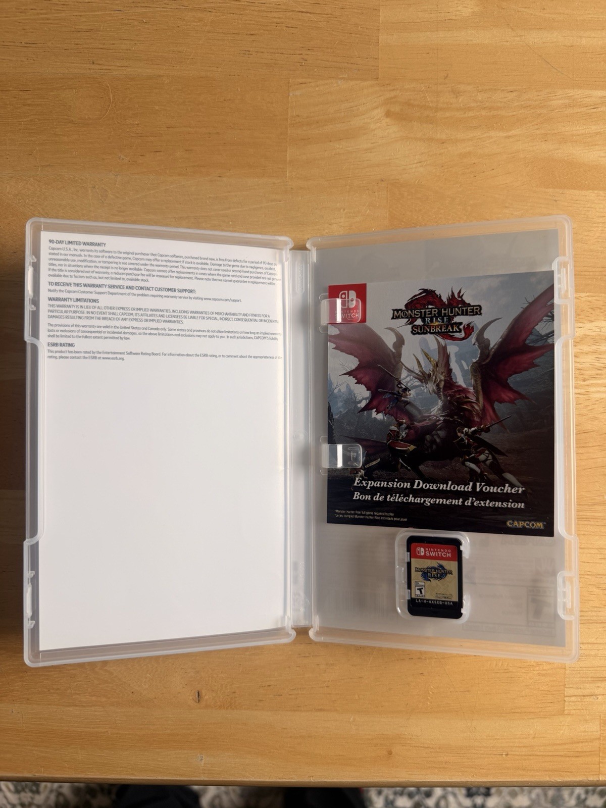 Nintendo Switch Monster Hunter Rise Sunbreak Capcom