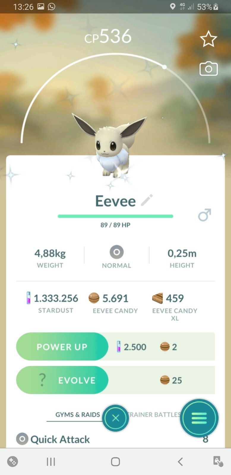 ✨Shiny Eevee, Pokèmon Go, registered or ultra friends✨