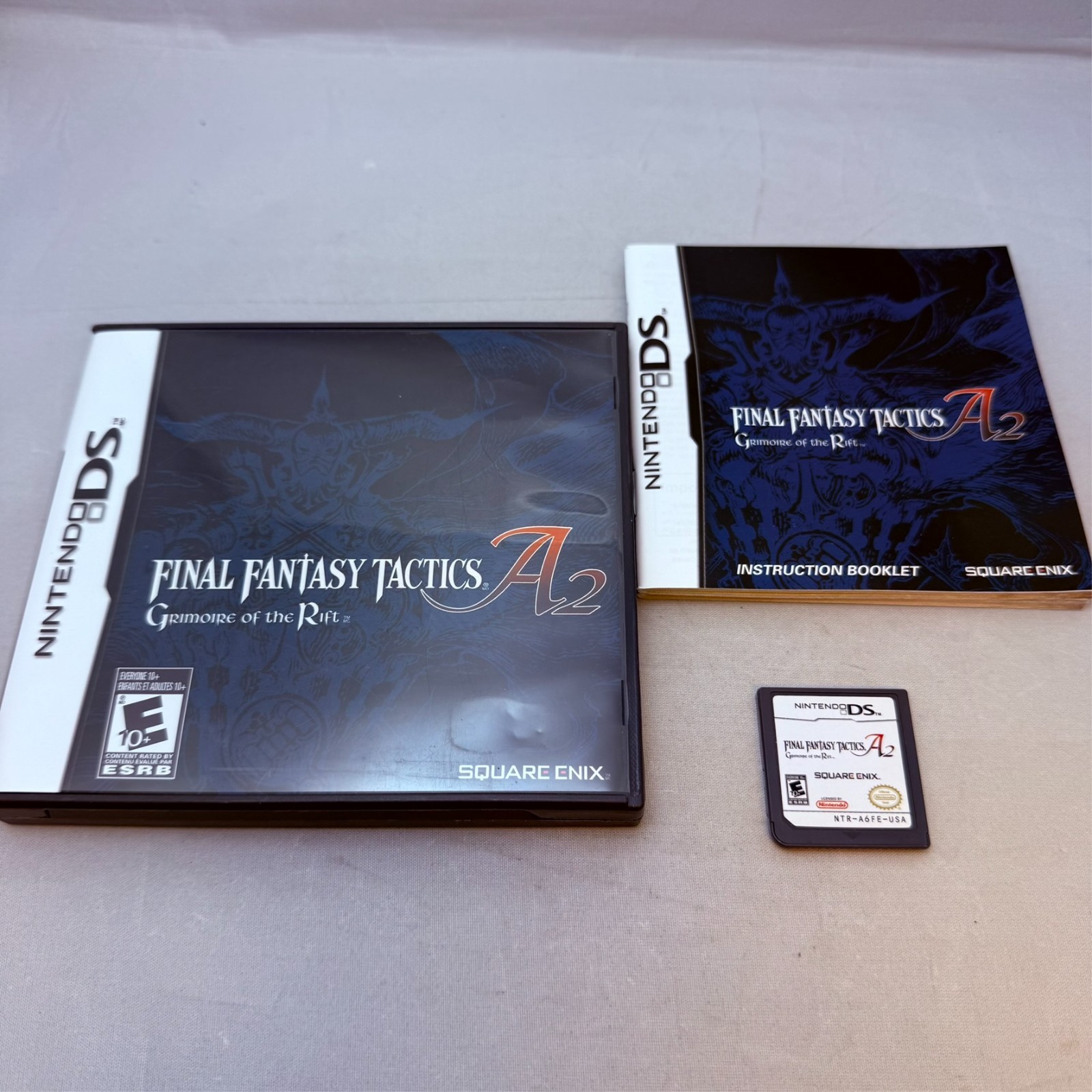 Final Fantasy Tactics A2: Grimoire of the Rift (Nintendo DS) CIB TESTED!
