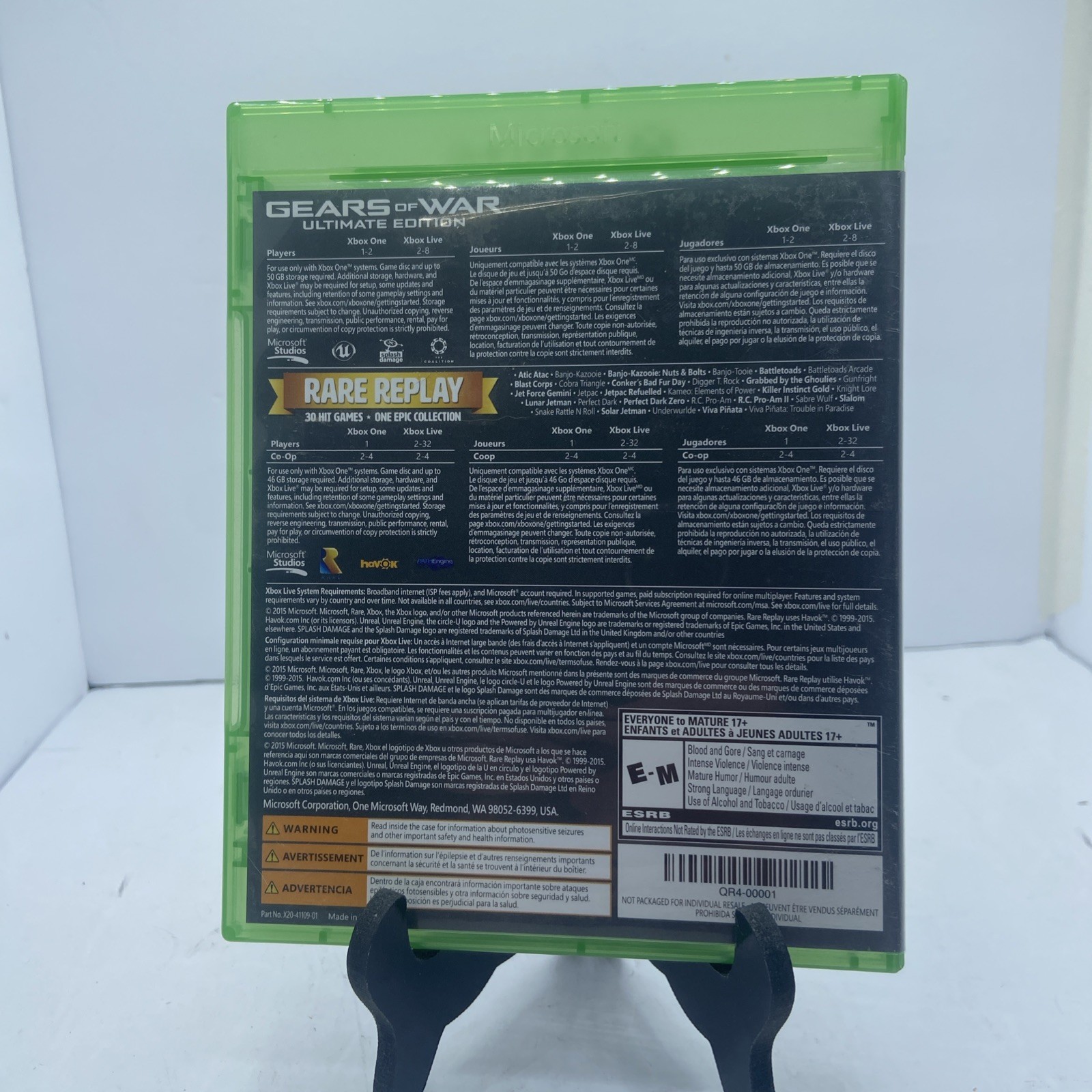 Gears of War: Ultimate Edition / Rare Replay – Microsoft Xbox One