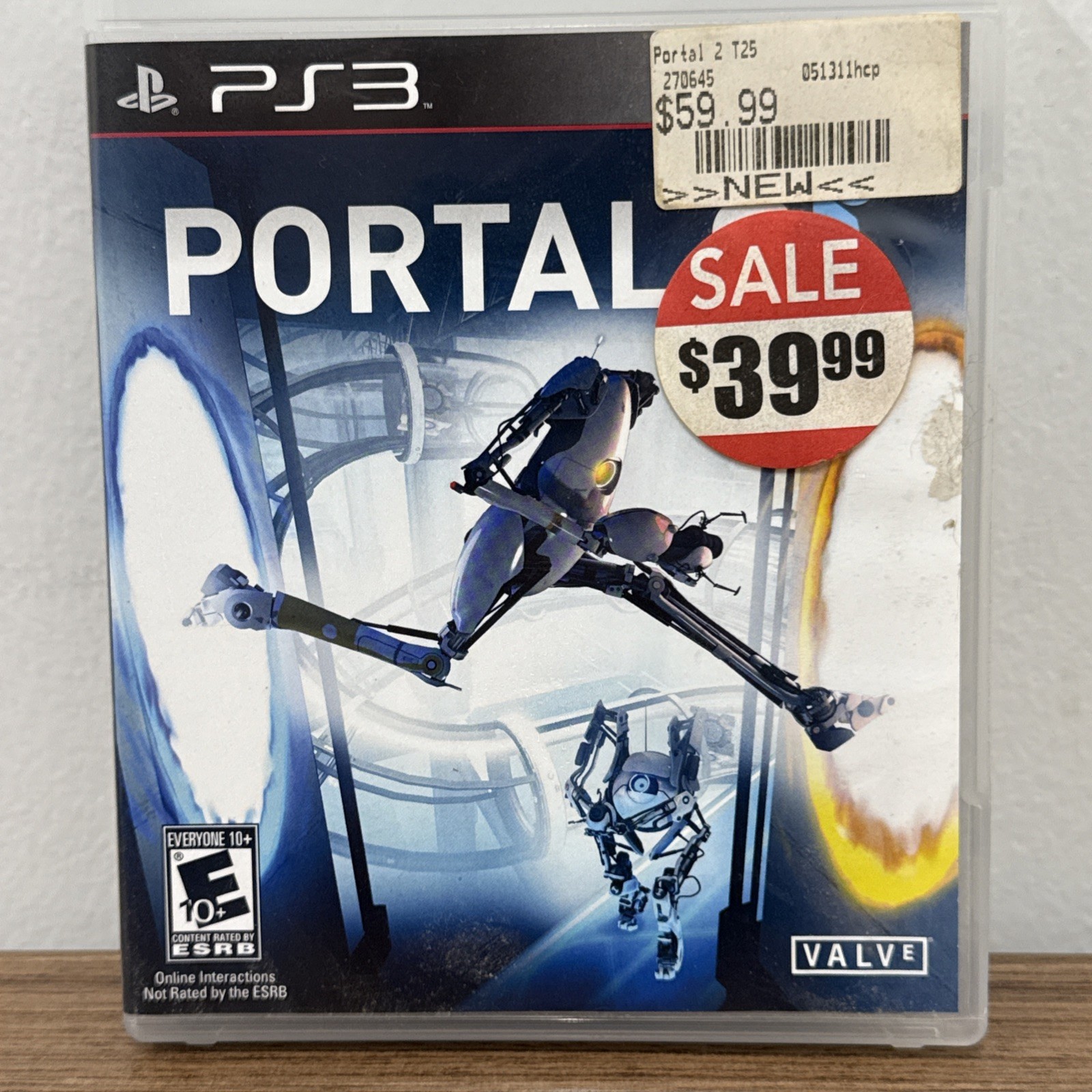 Portal 2 (Sony PlayStation 3, 2011) Complete Excellent Condition