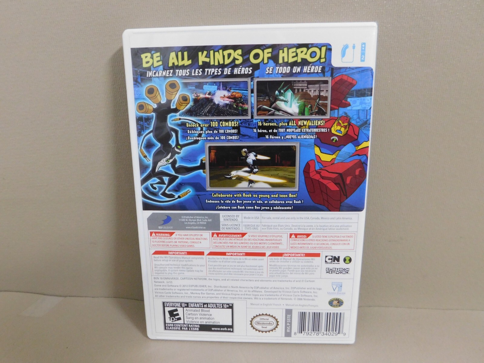 Ben 10: Omniverse (Nintendo Wii, 2012) Complete CIB Clean Disc Tested Works