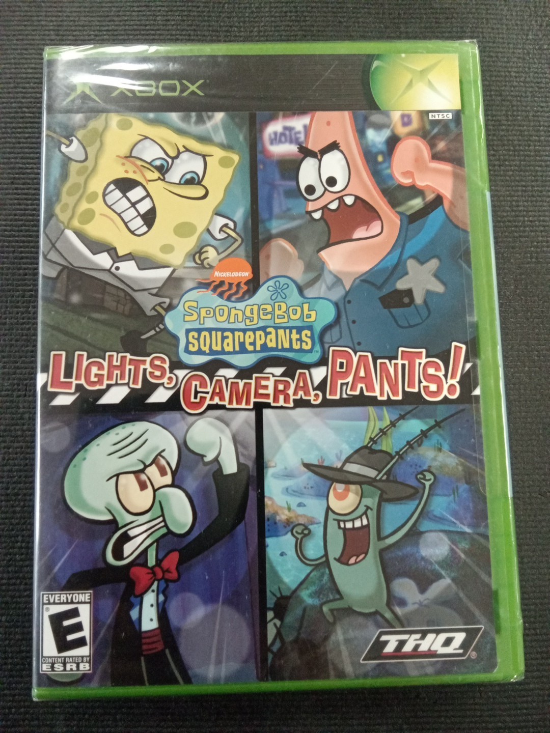 SpongeBob SquarePants: Lights, Camera, Pants (Microsoft Xbox, 2005) Brand New!!