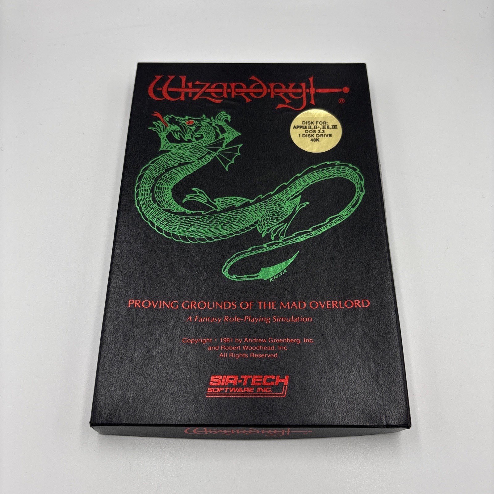 Wizardry: Proving Grounds of the Mad Overlord No disc – Apple II