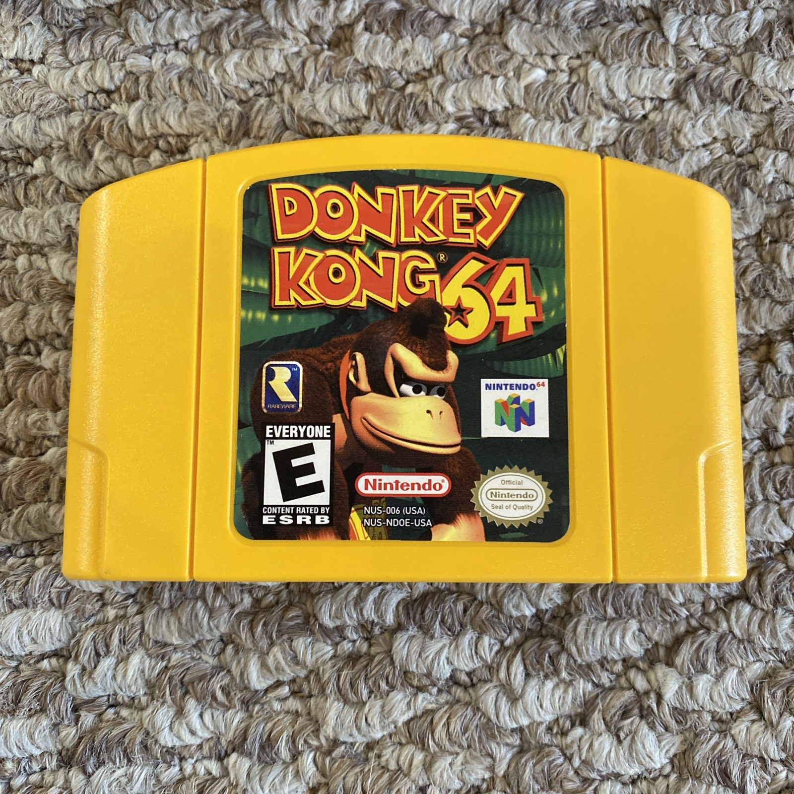 Donkey Kong 64 (Nintendo 64, 1999) With Box & Manual Authentic