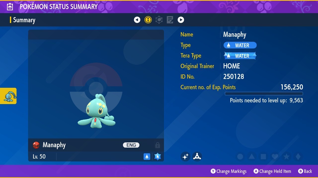 Pokemon Home Shiny Manaphy Event 2025 | Sinnoh Pokedex | New Pokemon Home Event