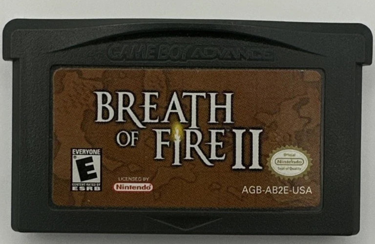GBA Breath Of Fire II (Gameboy Advance, 2002) / Cartridge Only