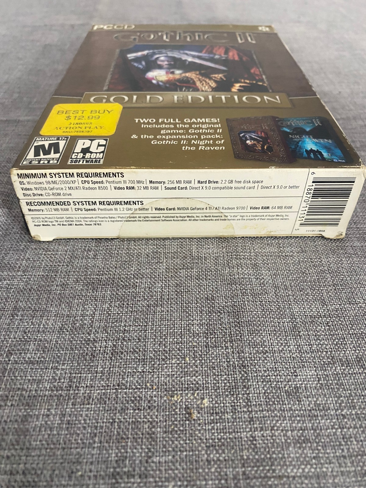 Gothic II: Gold Edition Boxed Game PC CD-ROM 2005 Software