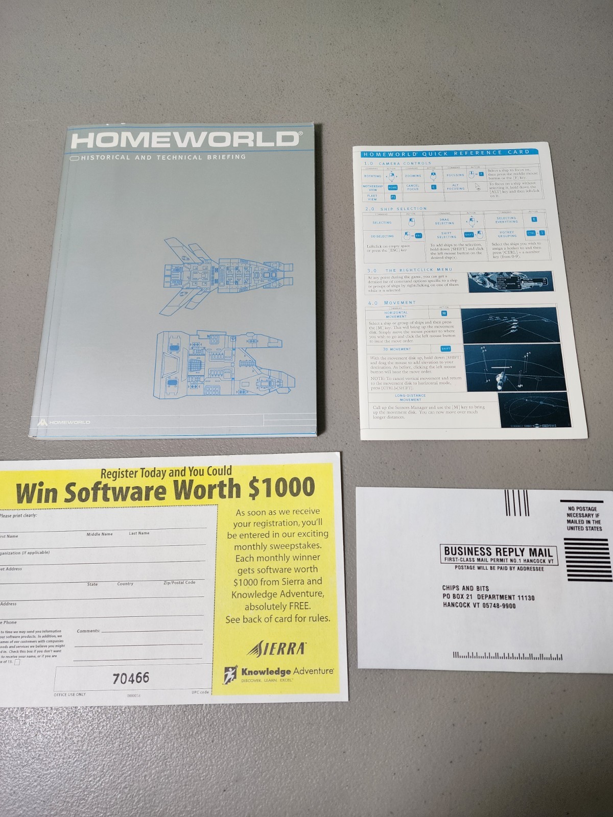 Homeworld (PC) | 1999 Sierra Studios 3D RTS | CIB Big Box