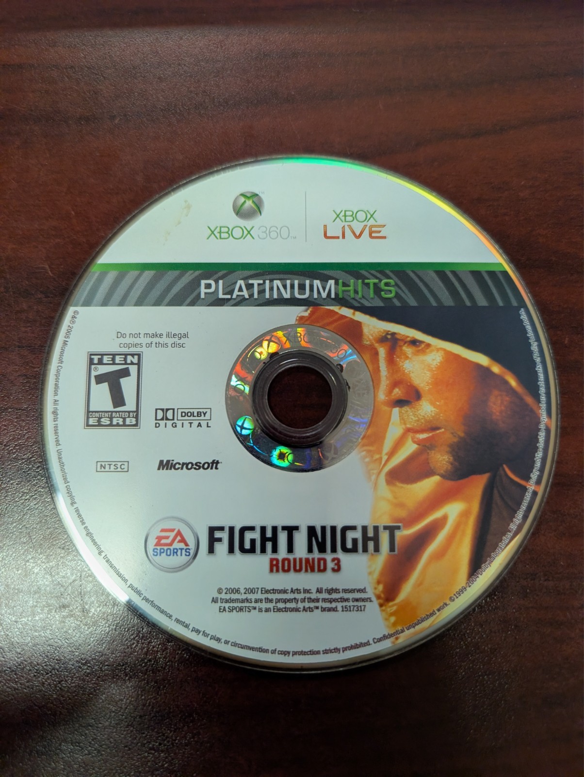 Fight Night Round 3 (Xbox 360) NO TRACKING – DISC ONLY 6957