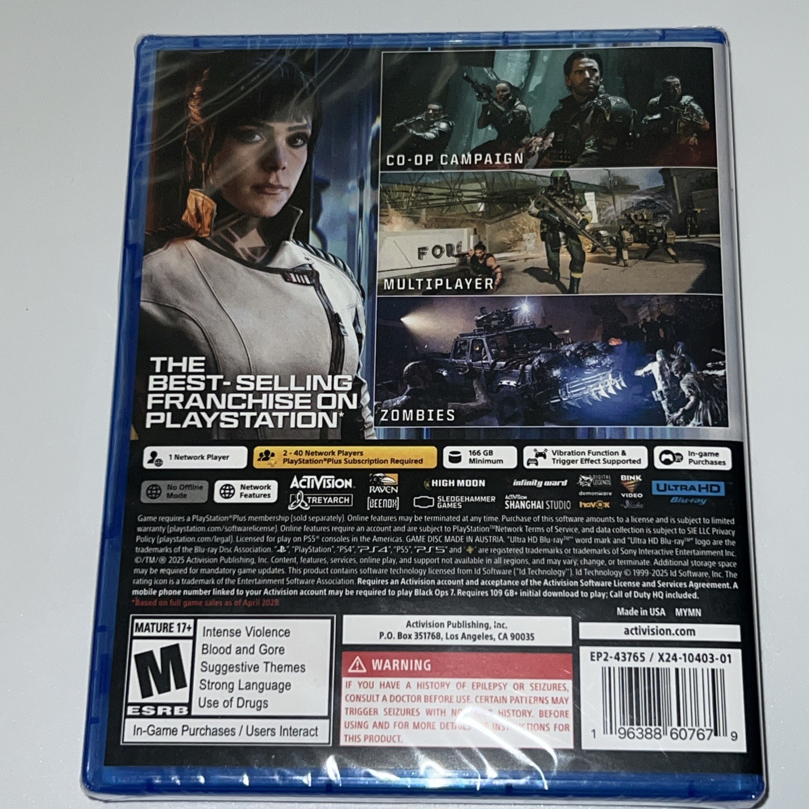 Call Of Duty Black Ops 7 – Sony PlayStation 5 | Brand New Factory Sealed