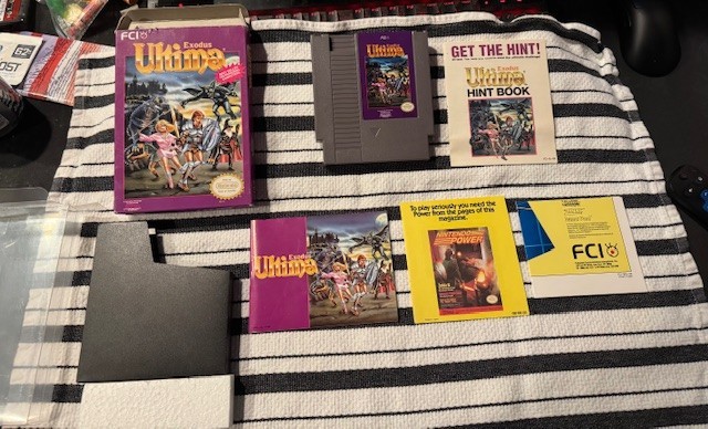 Ultima: Exodus NES – Complete – Tested – Original – All Inserts