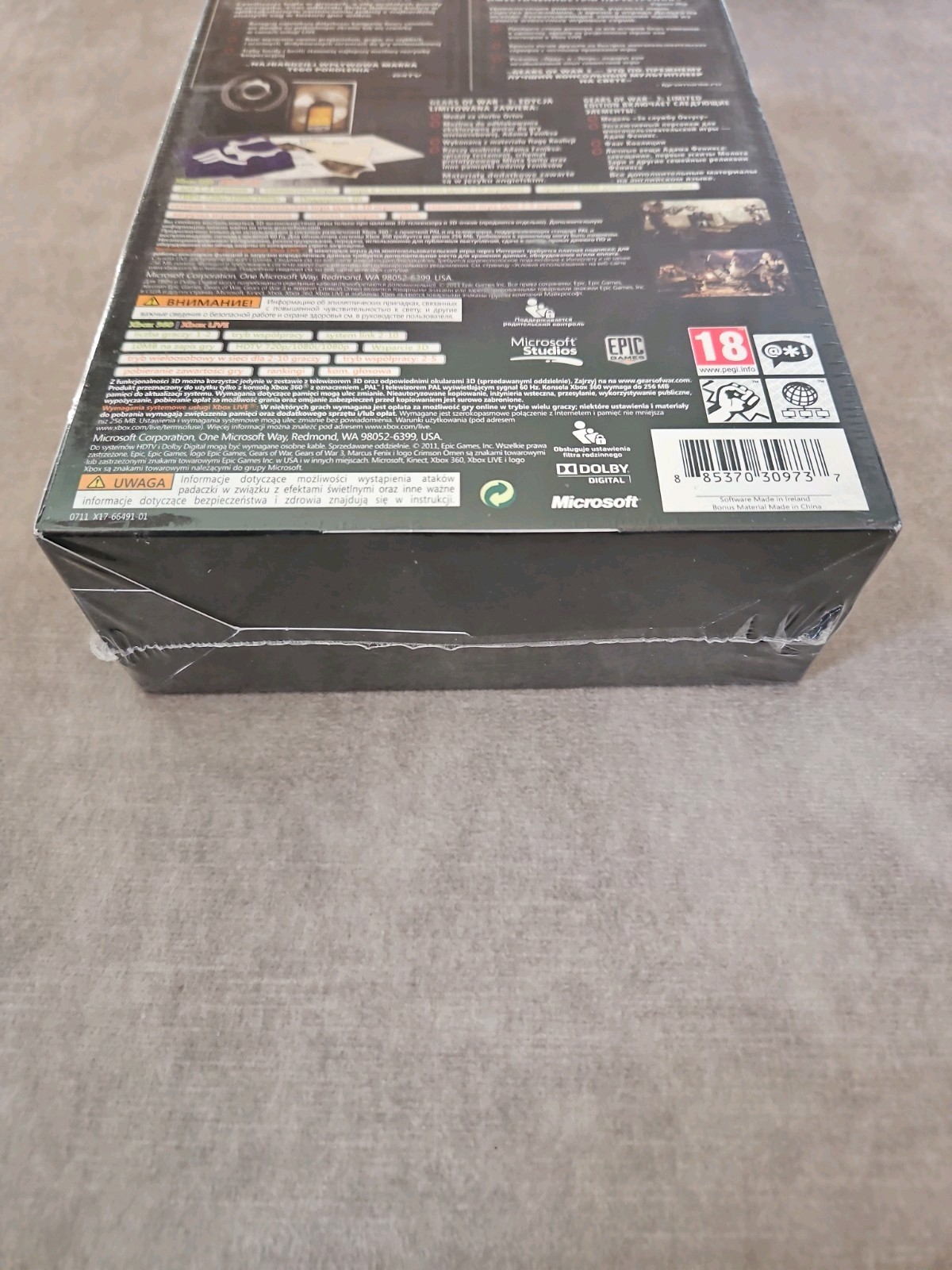 Gears of War 3 – Limited Edition – Factory Sealed – PAL