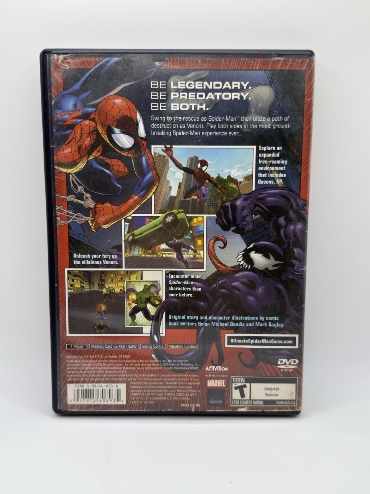 Ultimate Spiderman PS2 Sony PlayStation 2 Case Cover w/Art Only (No Game)