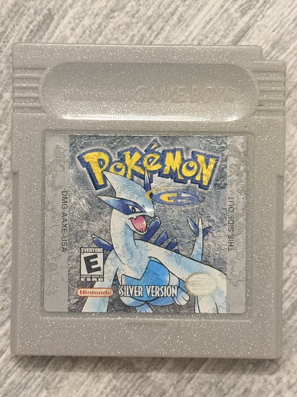 Pokemon Silver Version Nintendo Game Boy GBC Authentic Tested Dry Battery