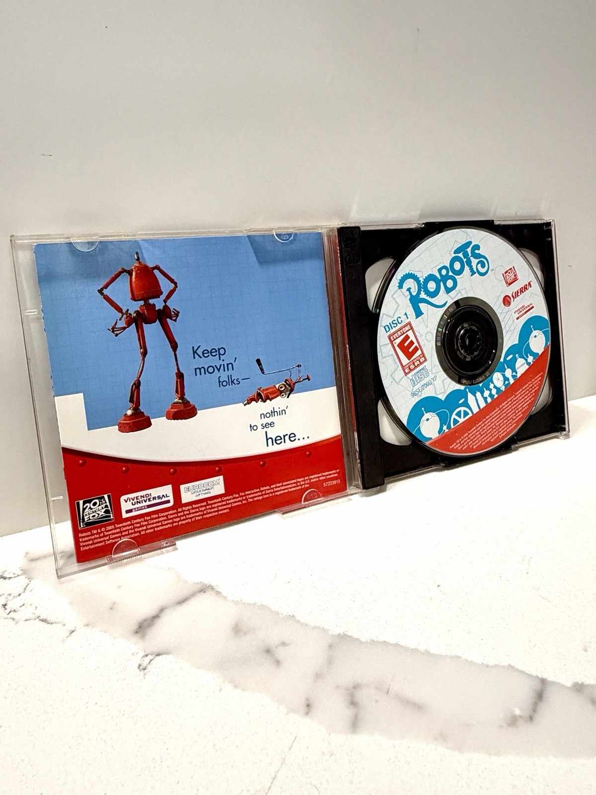 Robots PC CD-ROM Game Complete Sierra Vivendi Universal Windows Movie Game