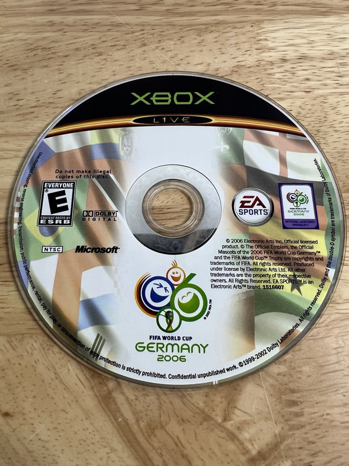 FIFA World Cup Germany 2006 XBOX CIB Complete TESTED