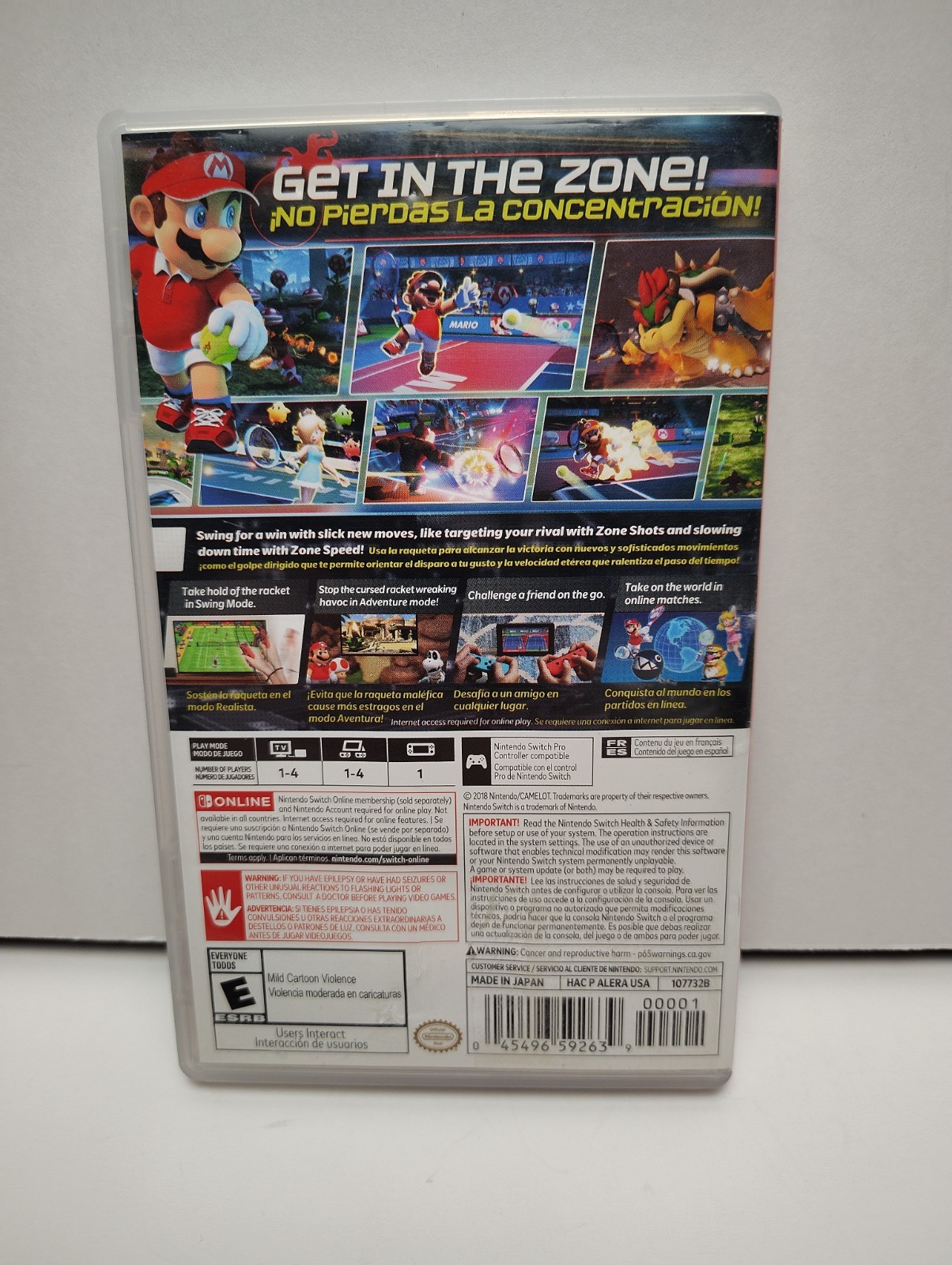 Mario Tennis Aces Electronics – Nintendo Switch CIB CLEAN FAST SHIPPING