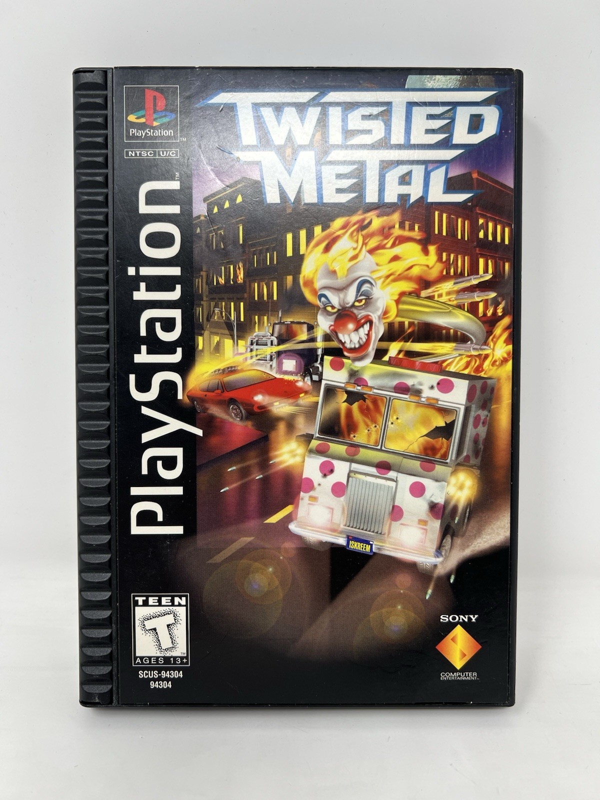 Sony PlayStation PS1 Twisted Metal Long Box Tested Authentic