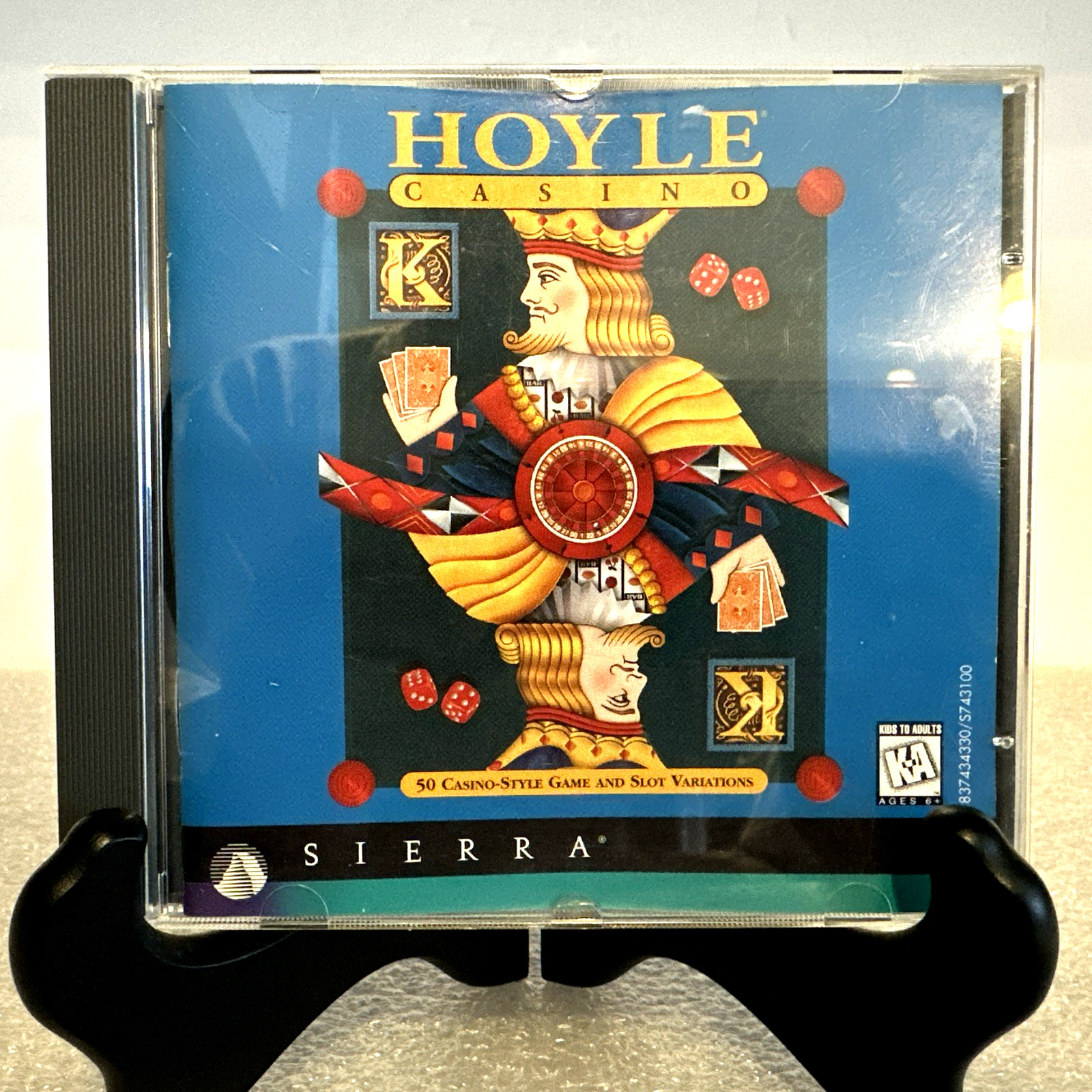 Hoyle Casino PC CD Rom 1996 Sierra 50 Casino Style Game and Slot Variations RARE