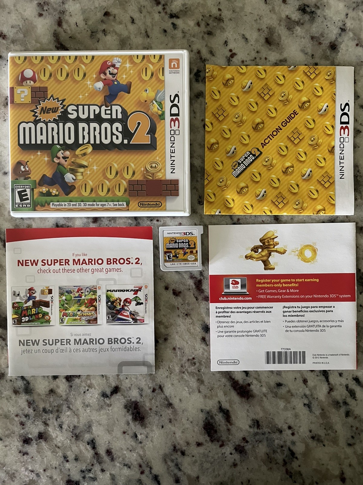 New Super Mario Bros. 2 CIB (Nintendo 3DS) Authentic Tested NM++