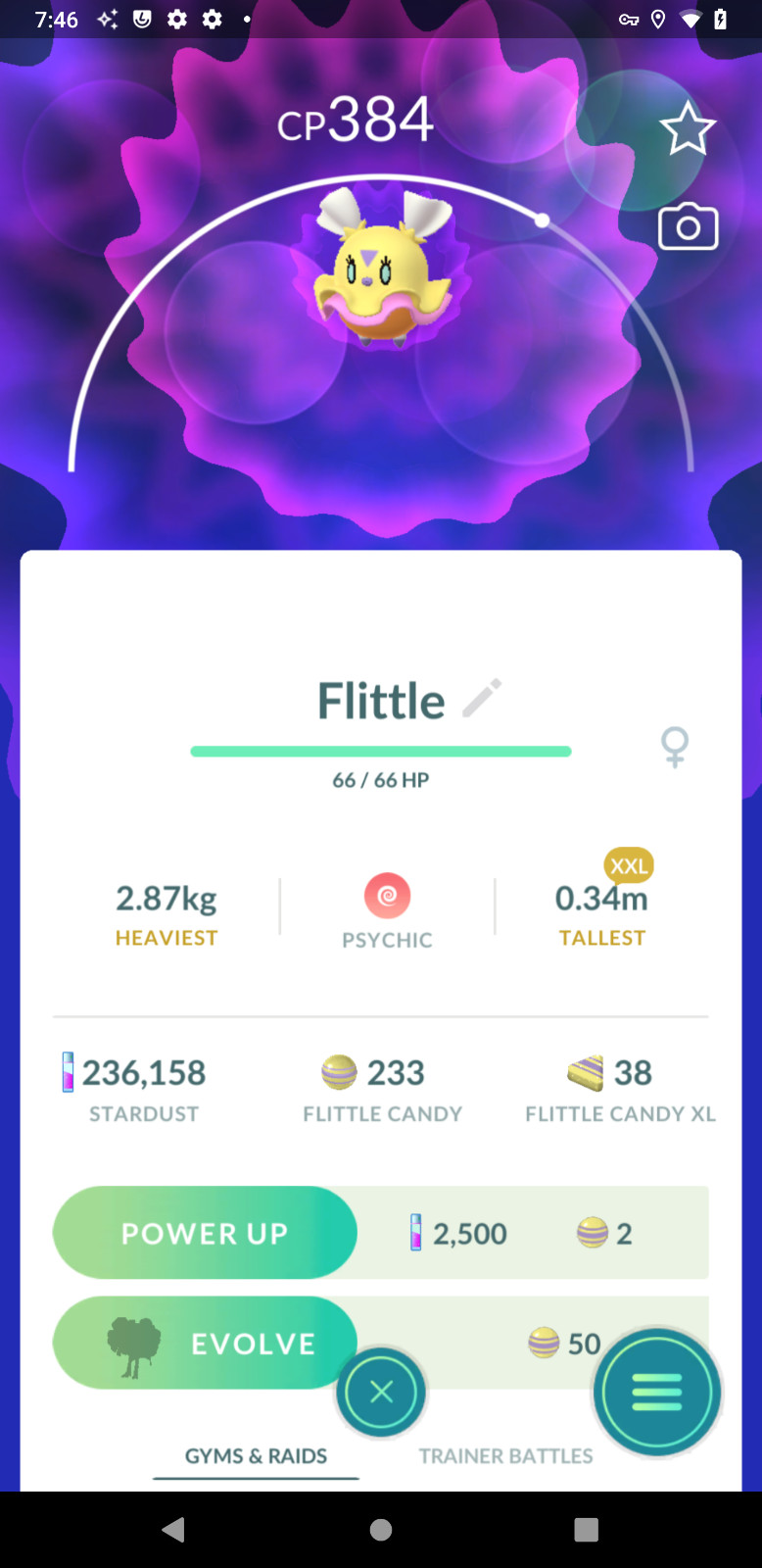 Flittle ( Non shiny ) XXL or XXS | Tr-de