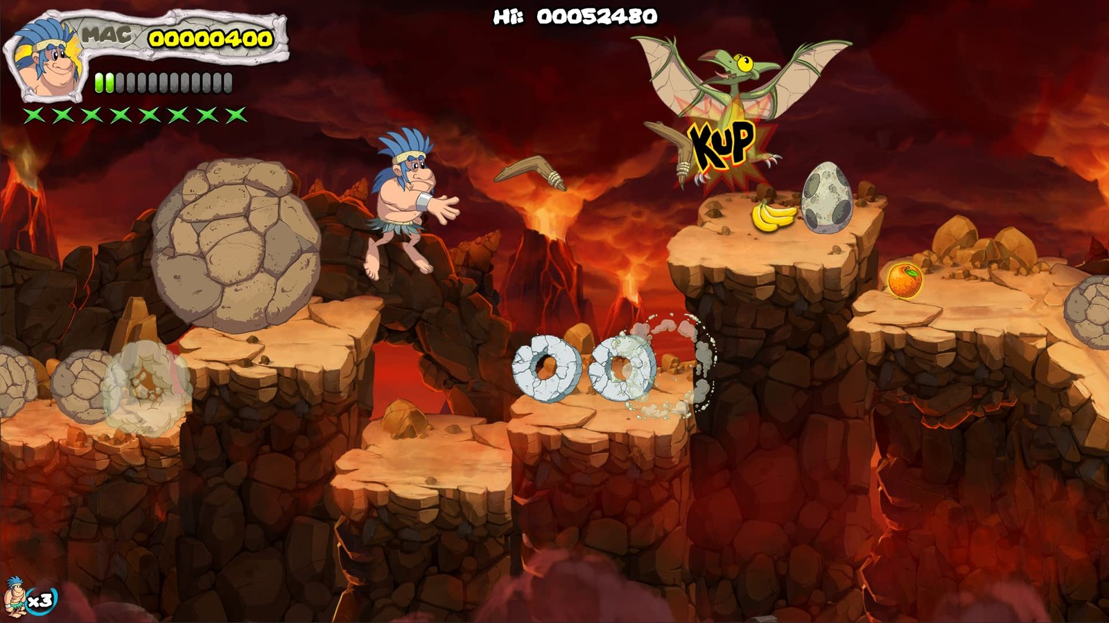 New Joe and Mac: Caveman Ninja T-Rex Edition – Nintendo Switch