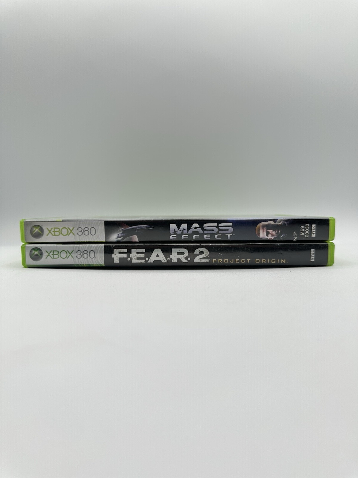 F.E.A.R. 2: Project Origin & Mass Effect – Xbox 360 Games GUC, Sold As Pair
