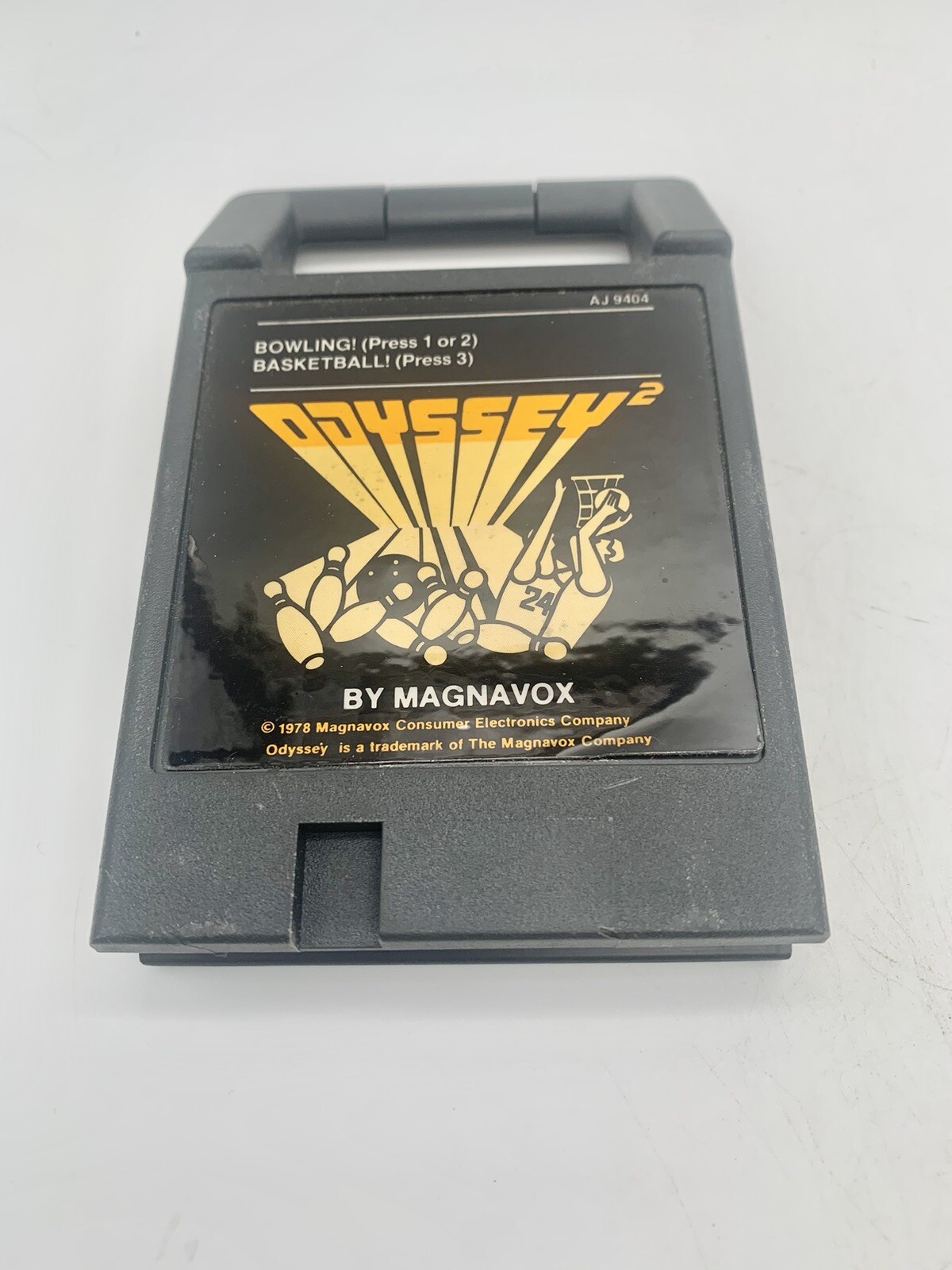 Bowling Basketball – Magnavox Odyssey 2 Video Game – Cart Only