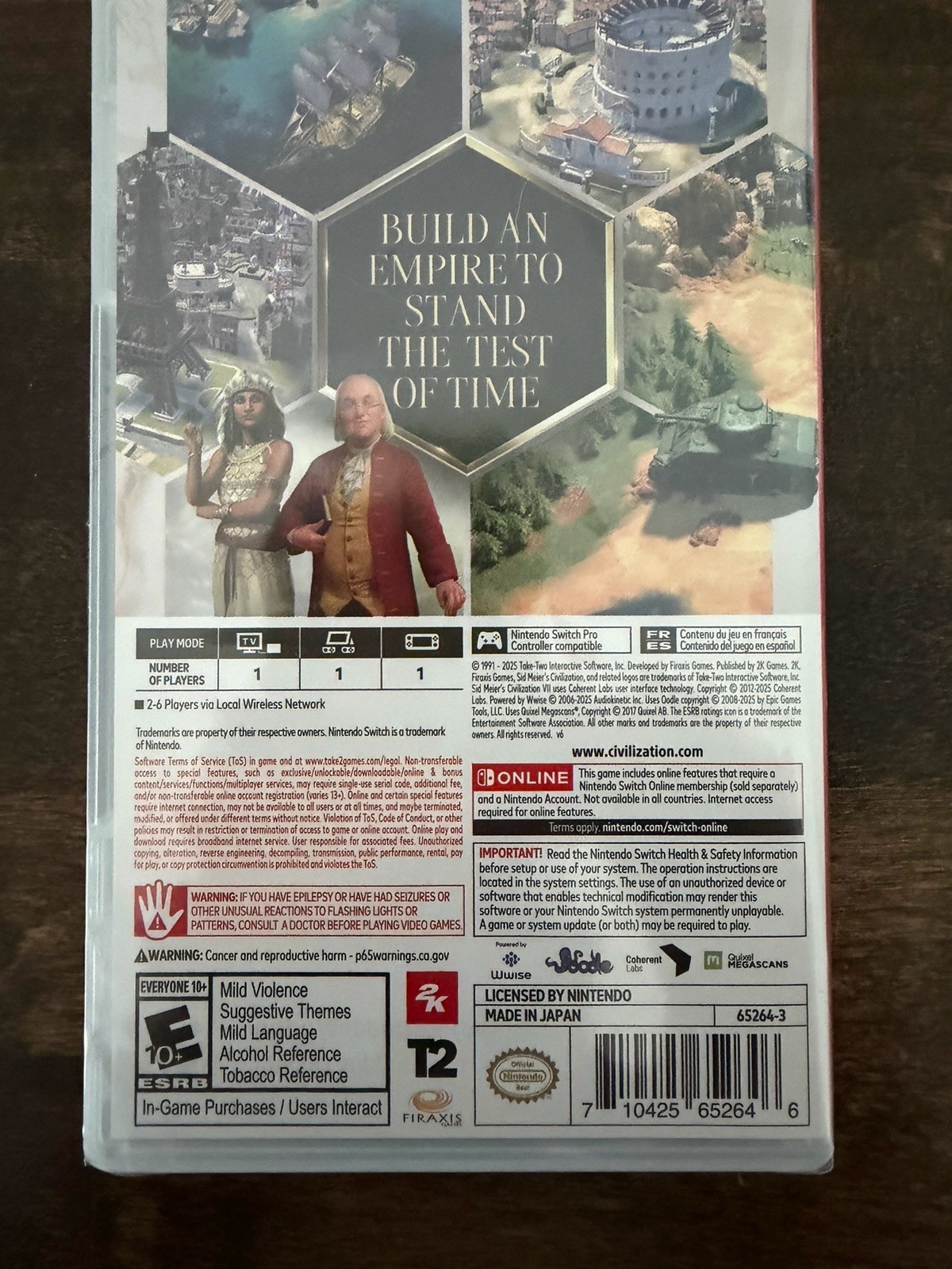 Sid Meier’s Civilization VII 7 Nintendo Switch | Brand New – Factory Sealed