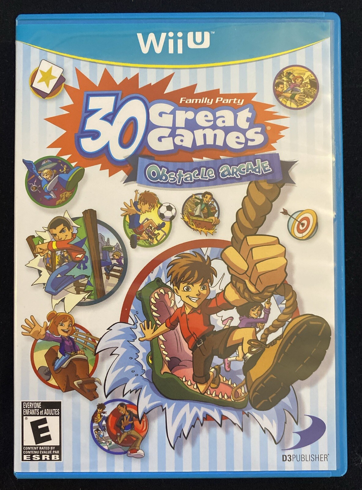 Family Party: 30 Great Games Obstacle Arcade (Wii U, 2012) CIB