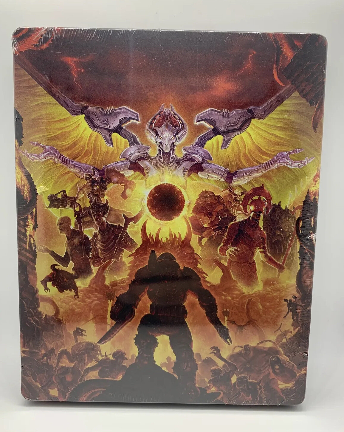 New! Doom: Eternal Steelbook Case (No Game Included) – PS4 + Xbox One -Sealed