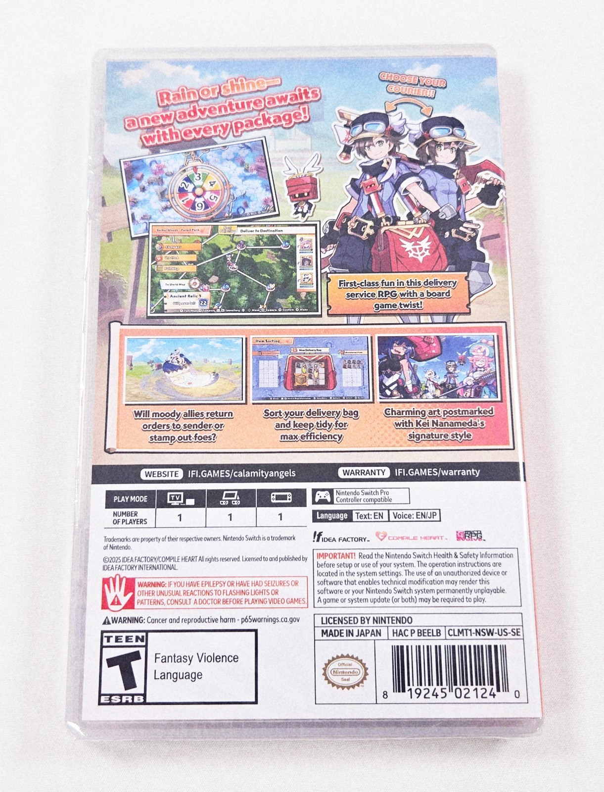 CALAMITY ANGELS SPECIAL DELIVERY NEW SEALED 2026 Authentic Nintendo Switch
