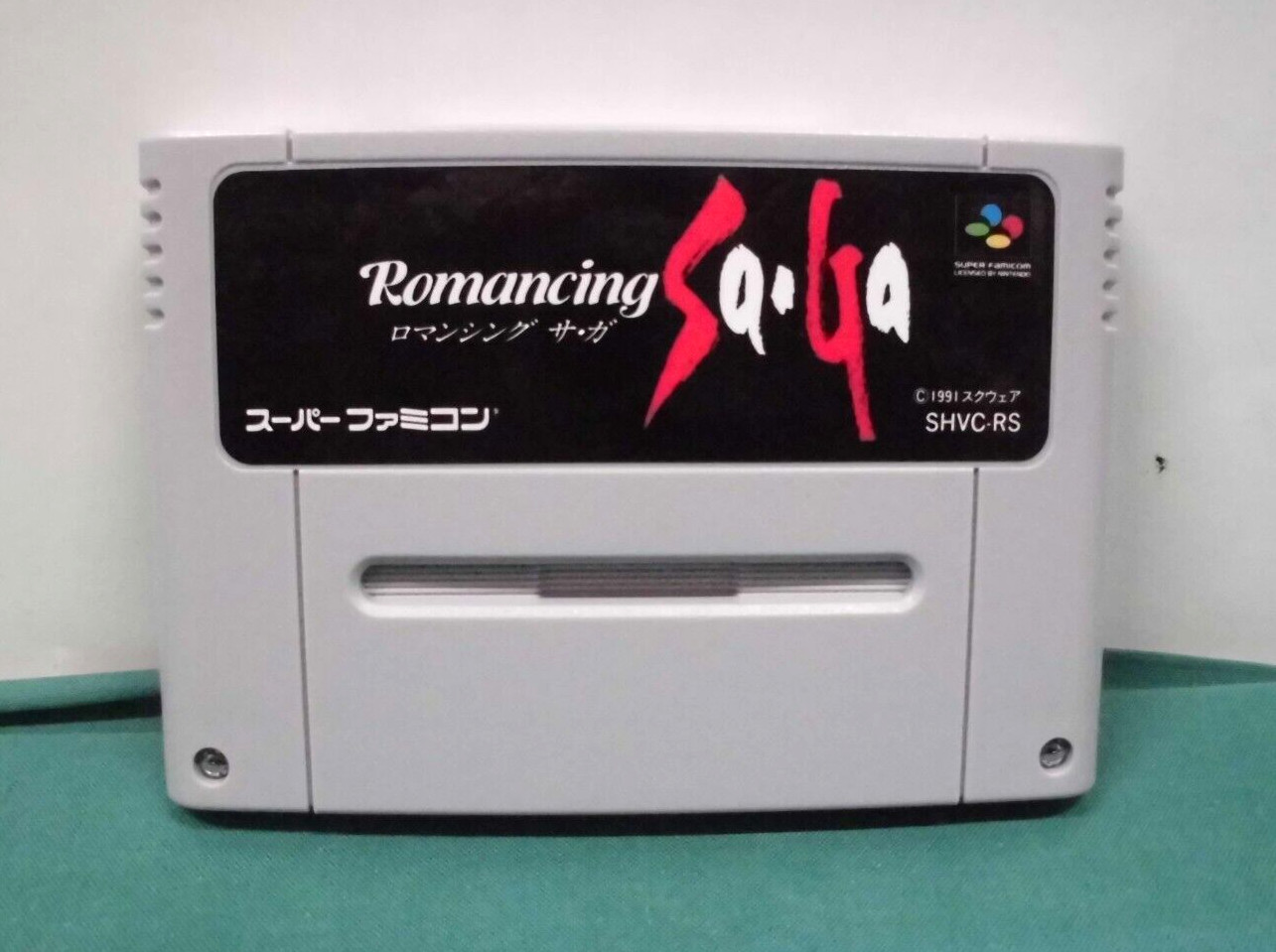 SNES — Romancing SaGa — Can Save!! Boxed. Super famicom. Japan game. 12029