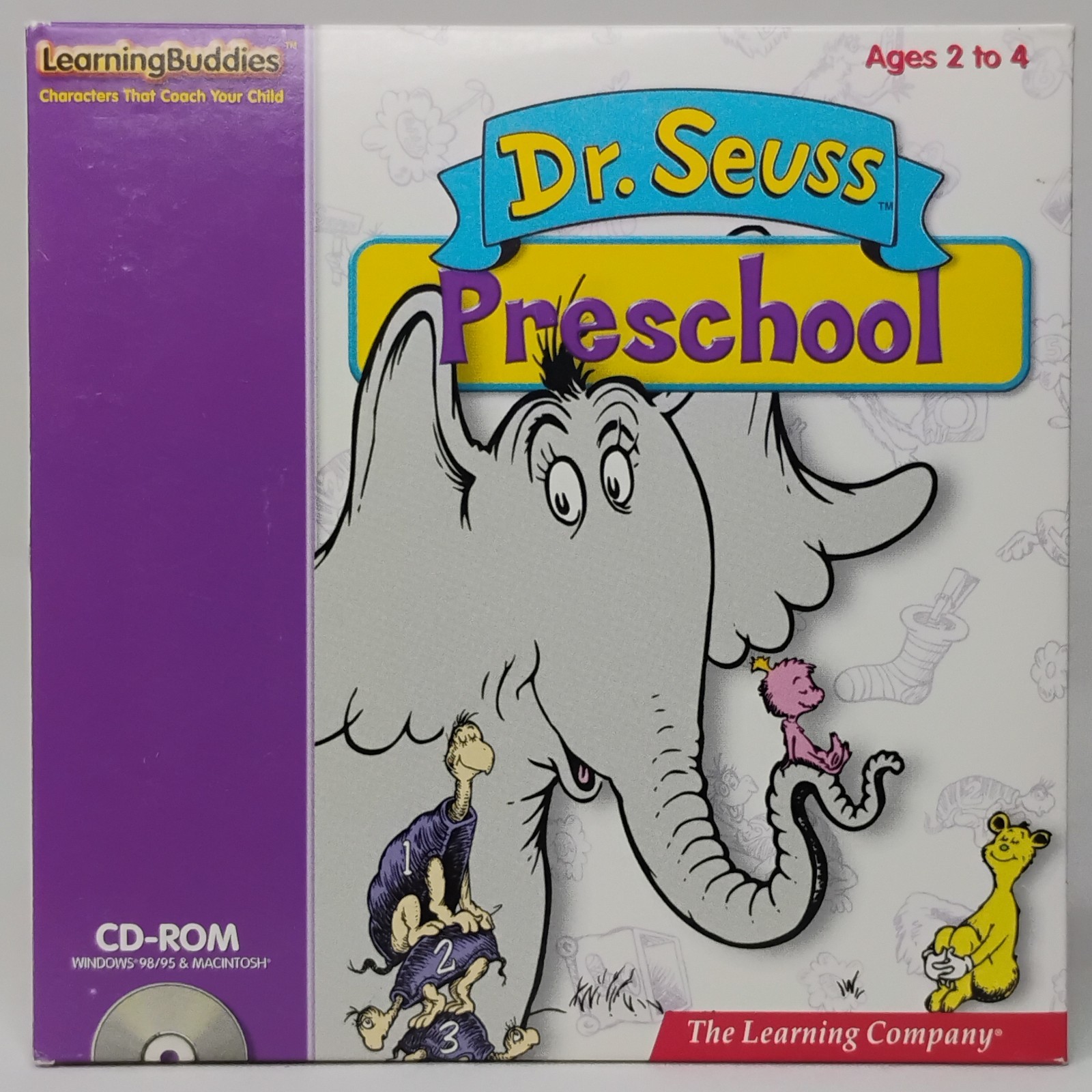 Vintage Dr. Seuss Preschool Kids Educational Homeschool Learning PC Video Game