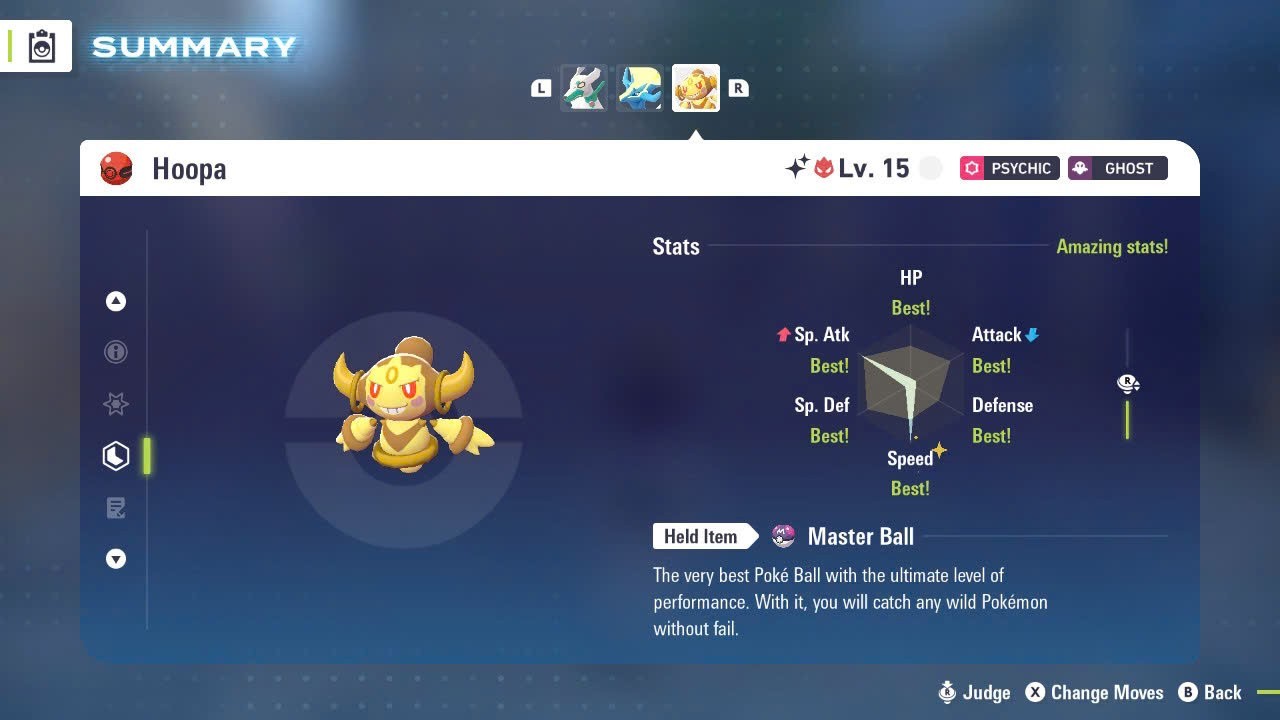 ✨SHINY ALPHA HOOPA CONFINED FORM EVENT✨MAX 6IV EV⭐POKEMON LEGENDS ZA