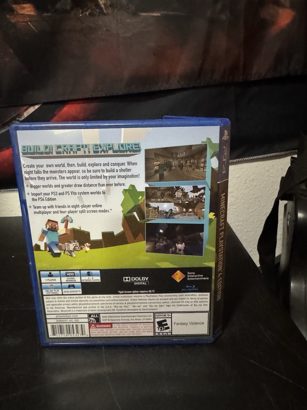 Mojang Minecraft: PlayStation 4 Edition PS4 Multiplayer Online Split Screen