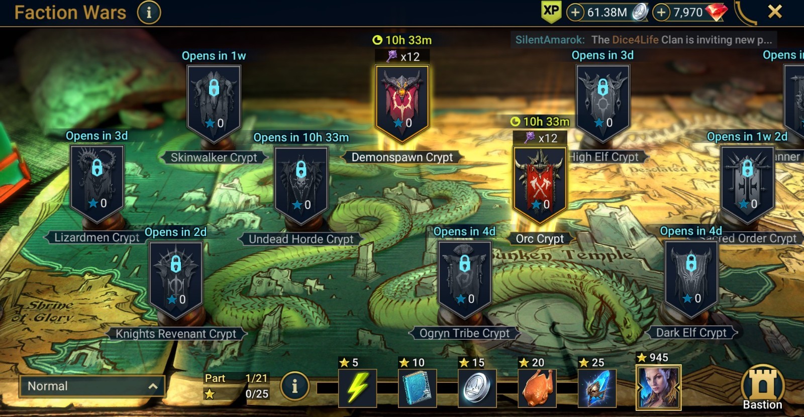 Raid Shadow Legends | Starter acc with Cecilia : 95k energy / 28 Legendary hero