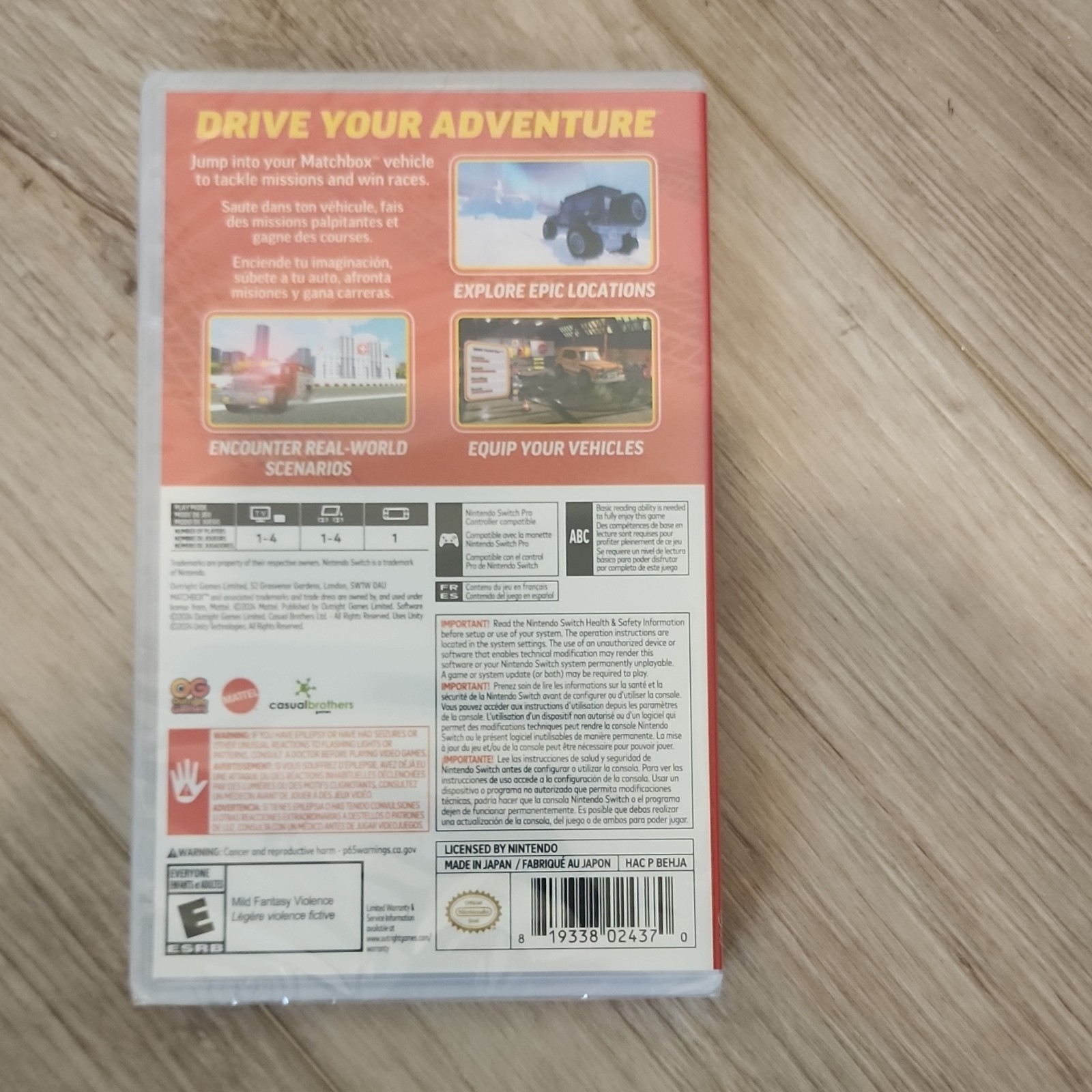 Outright Games Matchbox Driving Adventures Switch Racing Multiplayer E NTSC