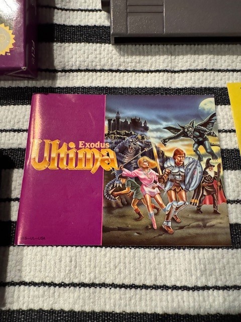 Ultima: Exodus NES – Complete – Tested – Original – All Inserts