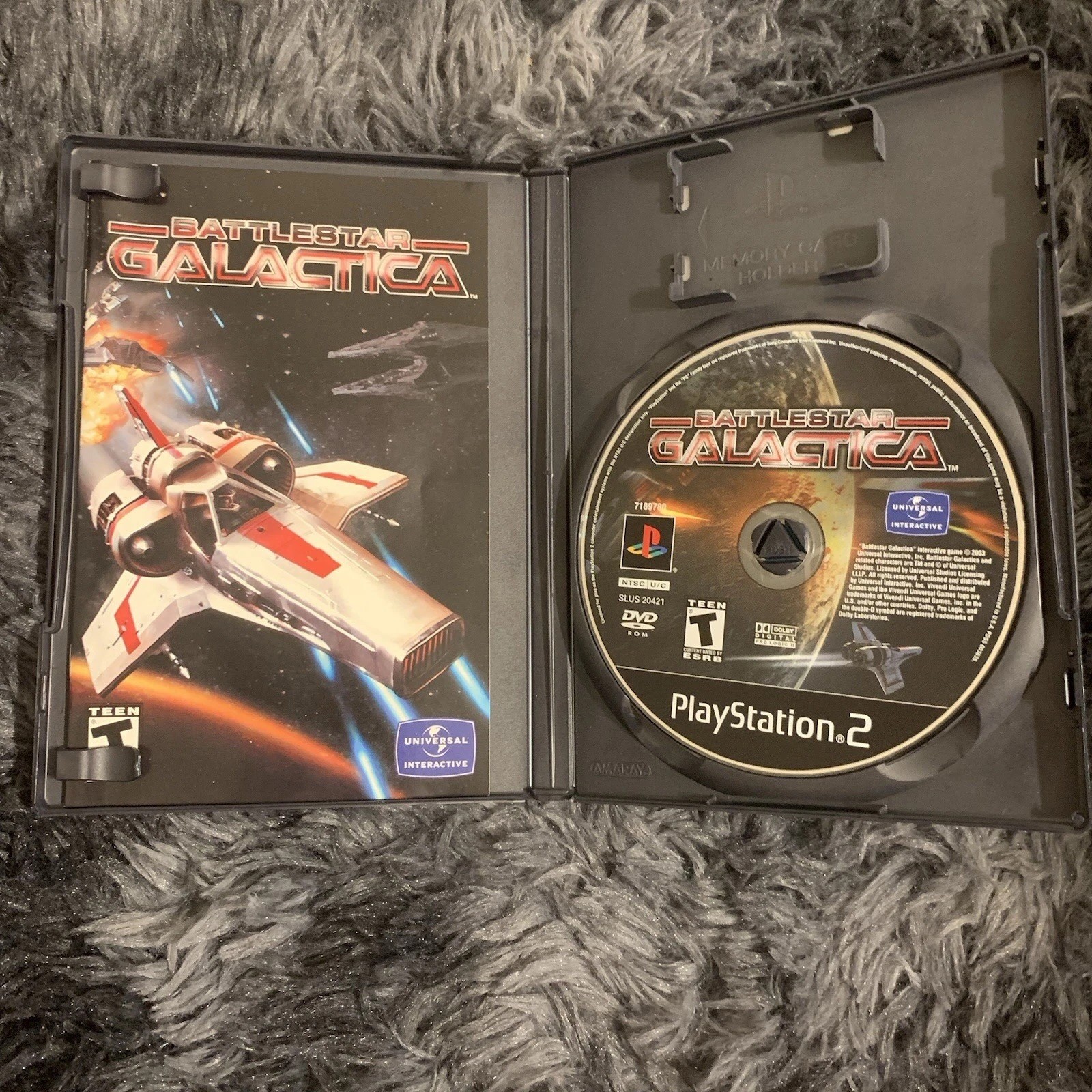 Battlestar Galactica – PS2 – CIB – Tested – Sci Fi Strategy Game