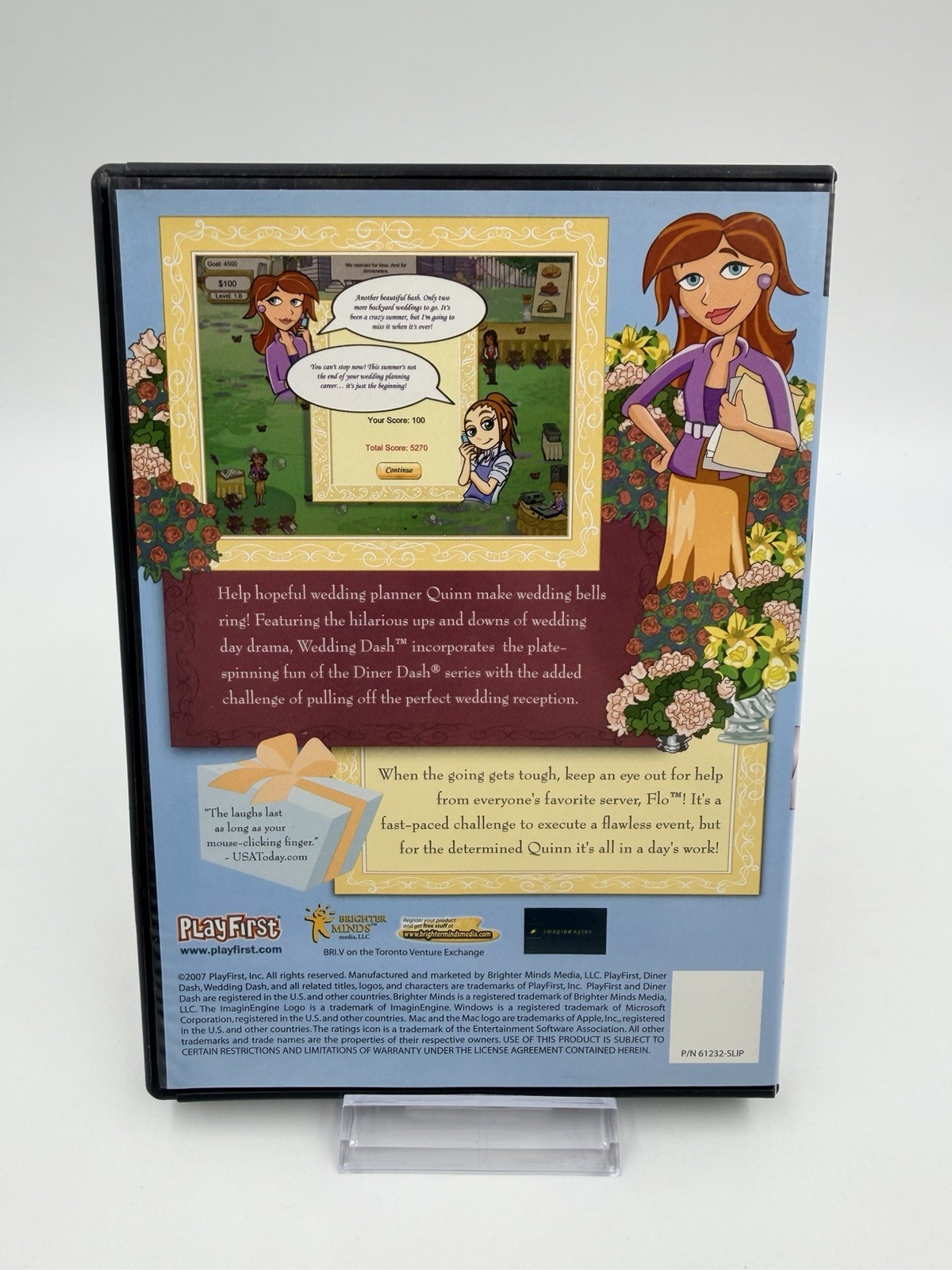 Wedding Dash PC Mac CD-ROM Game PlayFirst 2007 Sim Strategy