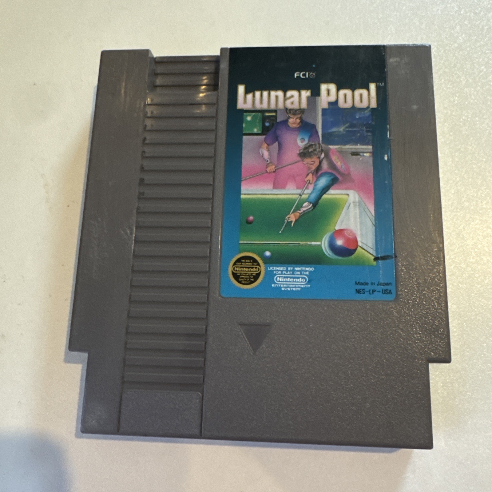 Lunar Pool (Nintendo Entertainment System, 1987) NES 5 Screw TESTED