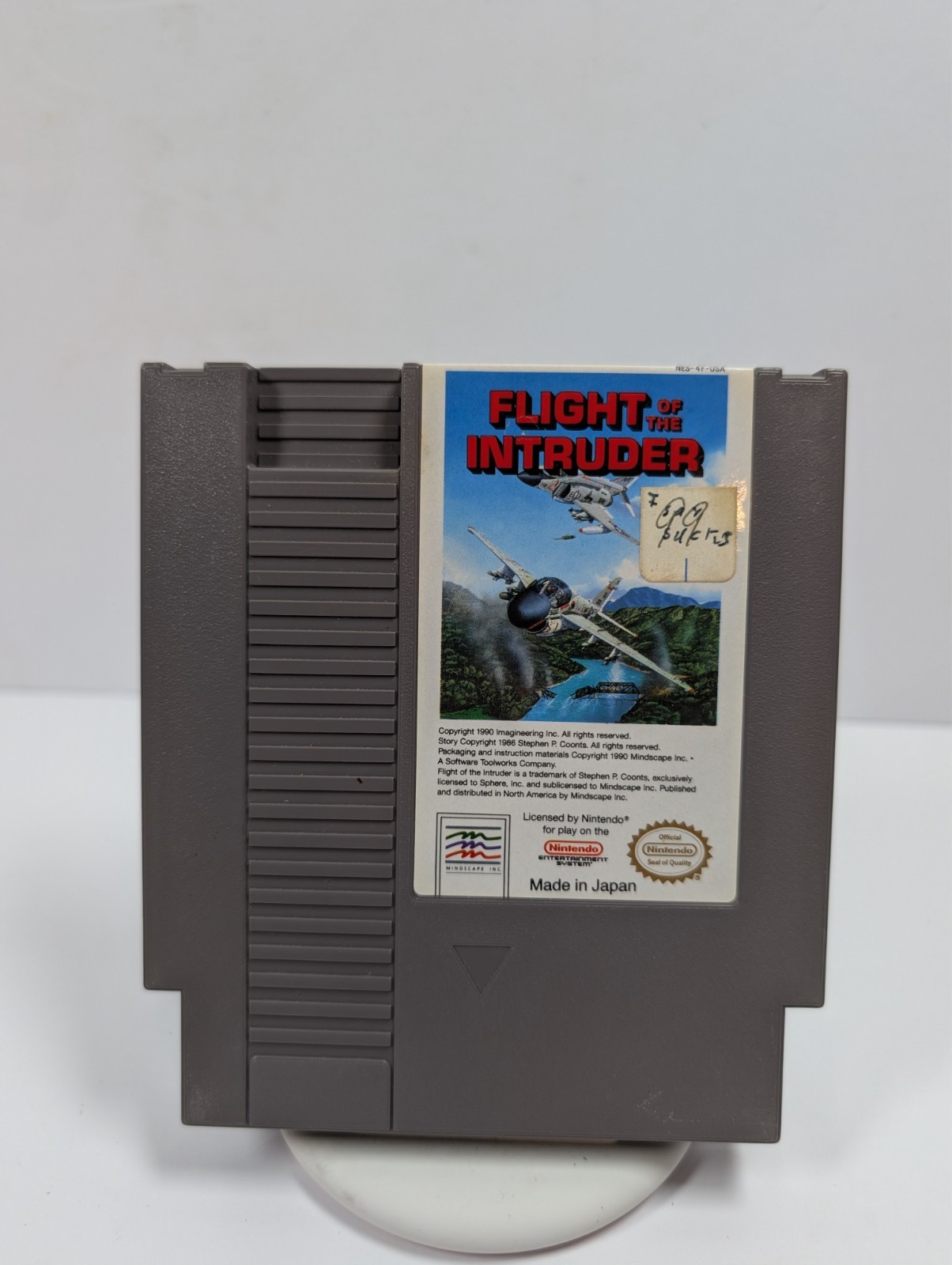 Flight of the Intruder Nintendo NES Game Cartridge Mindscape – Tested, Working