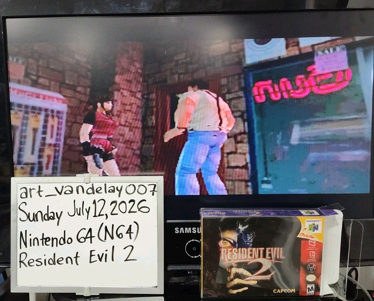 Resident Evil 2 – (N64, 1999) *VGC w/ Reg Card + Case Protector* Tested* READ!