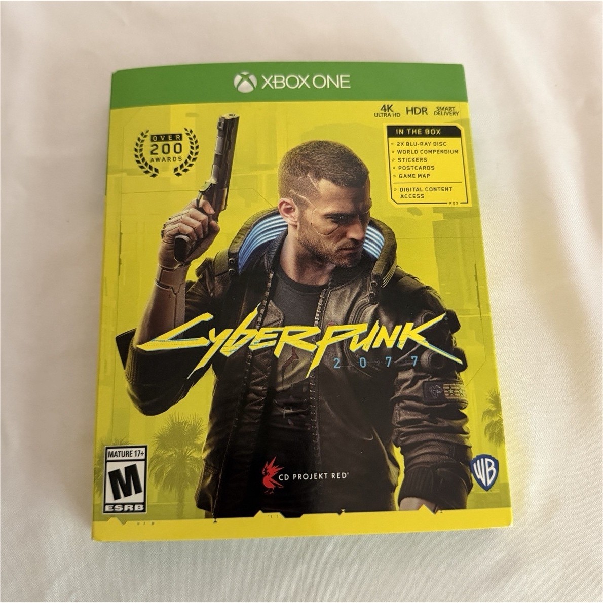 CD Projekt RED Cyberpunk 2077 Xbox One w/ Manual, Stickers, Game Map