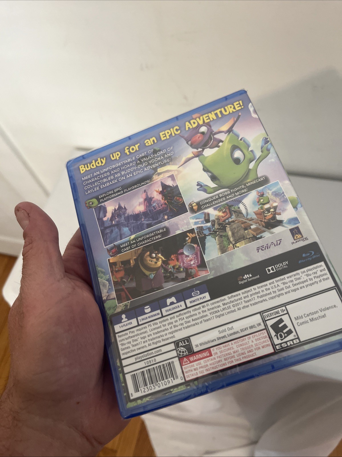 Yooka-Laylee (Sony PlayStation 4) Factory Sealed