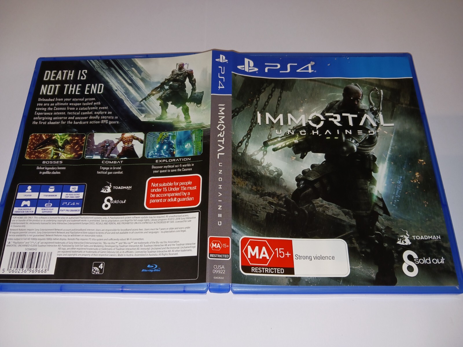 IMMORTAL UNCHAINED (SONY PS4 GAME , MA15+)