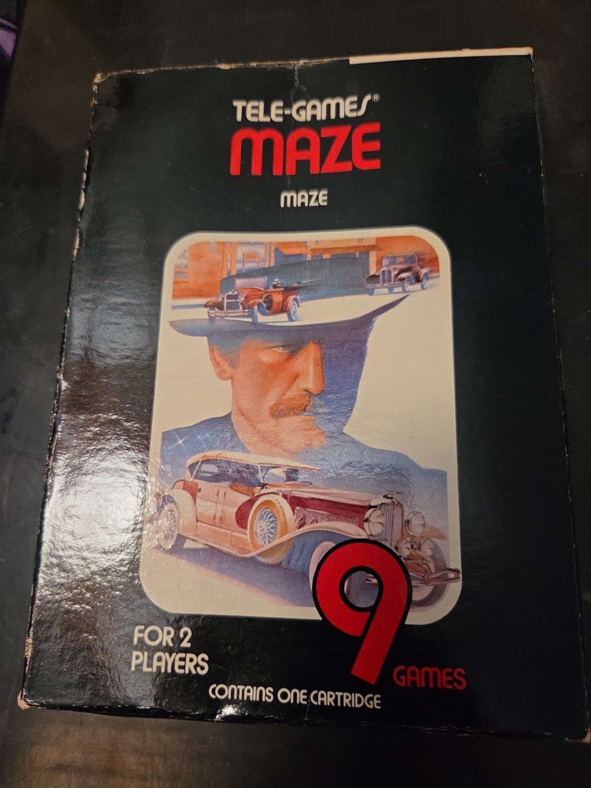 MAZE (Atari 2600, 1978) Sears Tele-games Art Cover Tested No Manual