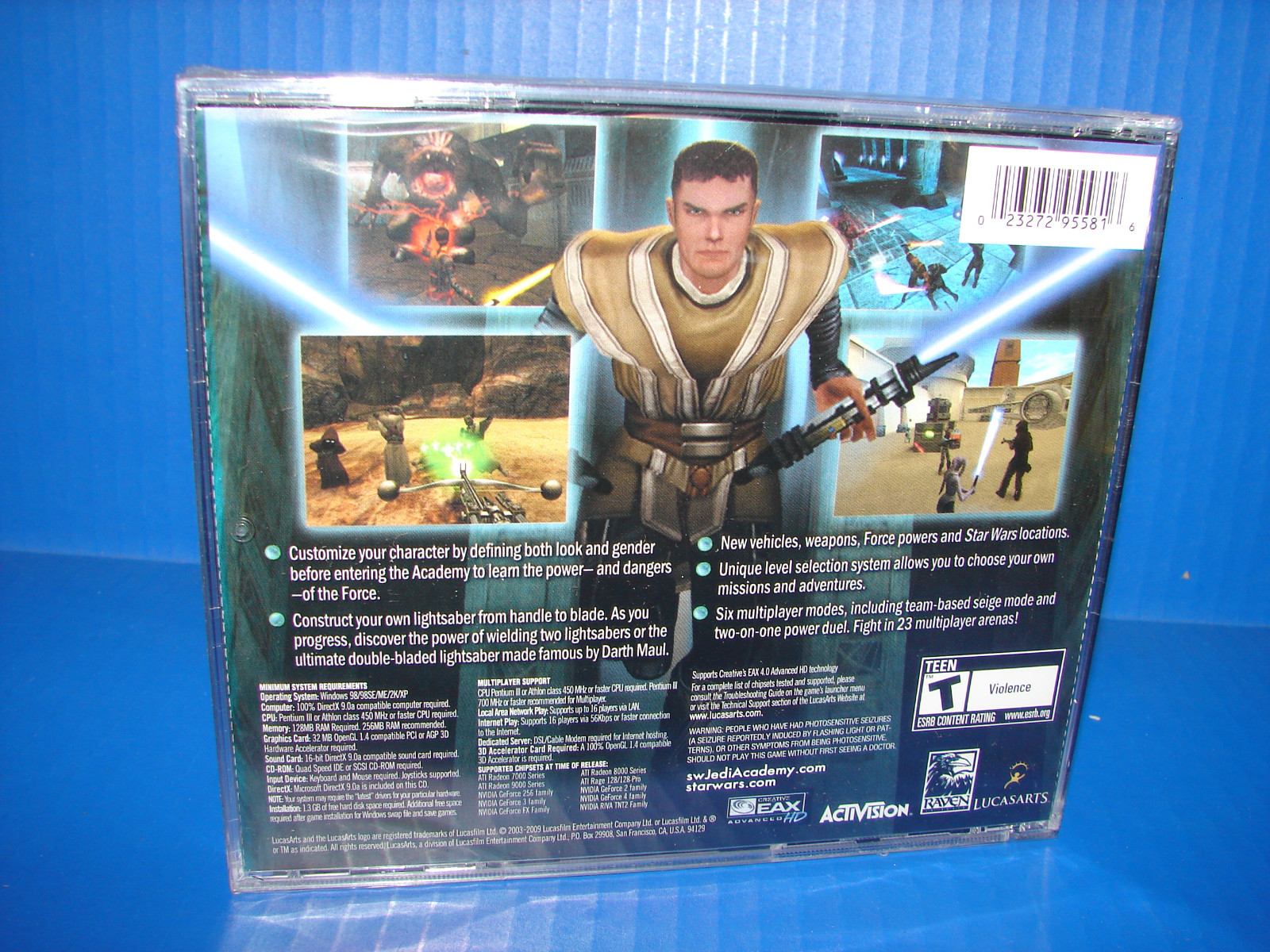 Video Game PC Star Wars Jedi Knight Jedi Academy NEW SEALED Jewel Case